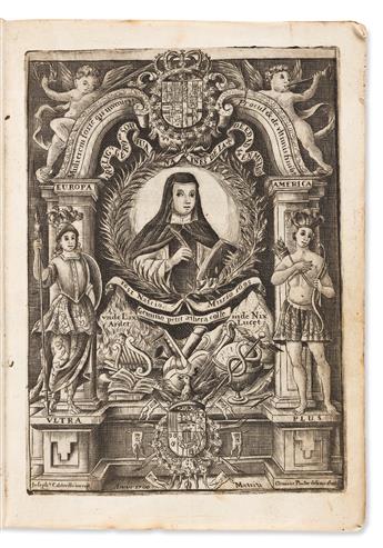 Juana Inés de la Cruz (1648-1695) Fama, y Obras Posthumas del Fenix de Mexico, Decima Musa, Poetisa Americana.